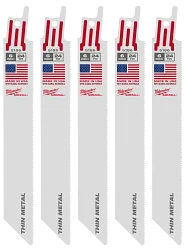 Milwaukee 48-01-2186 6 in. 24 TPI Thin Kerf SAWZALL Blades-Bulk 25 - Ace Tool Group - Milwaukee