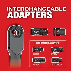 Milwaukee 49-16-1667 INSIDER Box Ratchet 1/4" Anvil Adapter - Ace Tool Group - Milwaukee