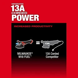 Milwaukee 3674-20 M18 FUEL 7" Variable Speed Braking Grinder - Ace Tool Group - Milwaukee