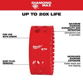 Milwaukee 49-56-5684  4" Diamond Max Hole Saw - Ace Tool Group - Milwaukee