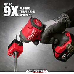 Milwaukee 48-32-2391 SHOCKWAVE Impact Duty 3/8" Threaded Rod Nut Runner - Ace Tool Group - Milwaukee