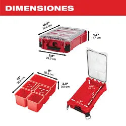 Milwaukee 48-22-8435 PACKOUT  Compact Organizer - Ace Tool Group - Milwaukee