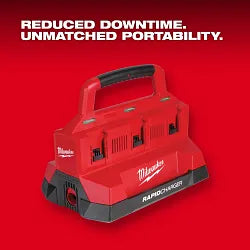 Milwaukee 48-59-1809 M18 Six Bay Rapid Charger - Ace Tool Group - Milwaukee