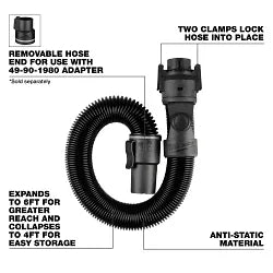 Milwaukee 49-90-1964 9 Foot Accessory Hose - Ace Tool Group - Milwaukee