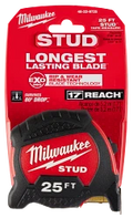 Milwaukee 48-22-9725 25 ft. STUD Tape Measure - Ace Tool Group - Milwaukee