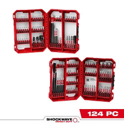 Milwaukee 48-32-4034 SHOCKWAVE Impact Duty Driver Bit Set- 124PC - Ace Tool Group - Milwaukee