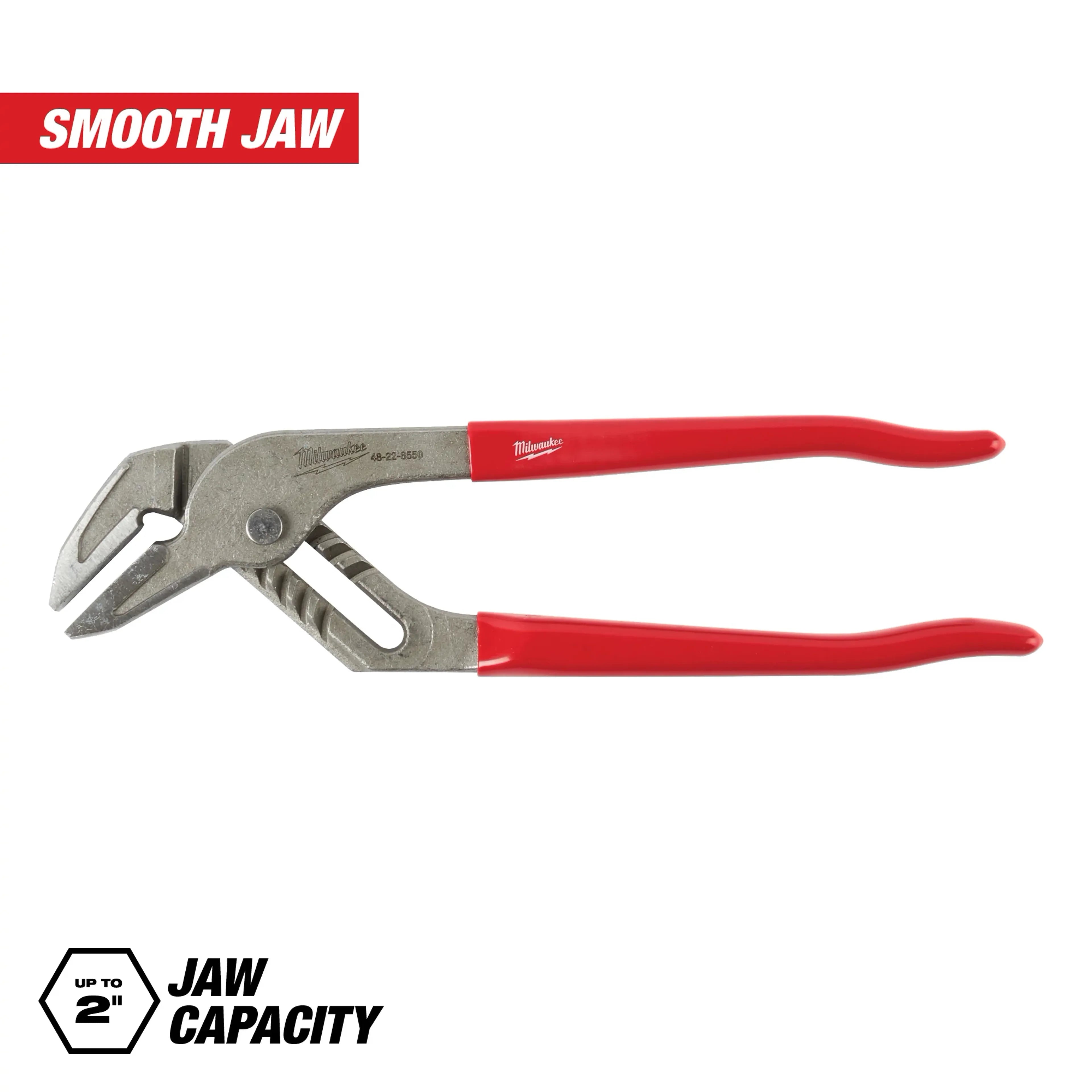Milwaukee 48-22-6550 10 in. Smooth Jaw Pliers - Ace Tool Group - Milwaukee