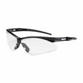 PIP 250-AN-10110 Anser Eyewear, Clear Polycarbonate Lens, Anti-Scratch, Black Frame, Radiused Temples W/ Rubber Tips, Soft Rubber Nosepiece, Includes -12 Pack - Ace Tool Group - Protective Industrial Products