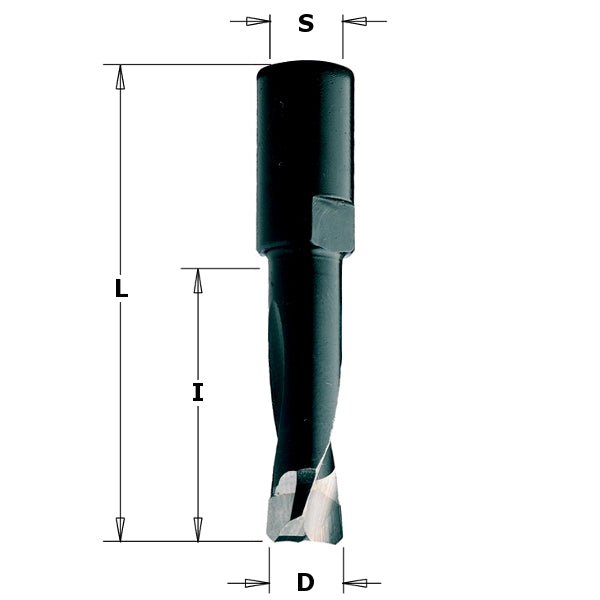 CMT 380.101.11 Bit for Domino Jointing Machines by Festool DF700, 10mm (25/64-Inch), M8x1 Shank - Ace Tool Group - CMT