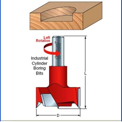 Freud Tools 40 Mm (Dia.) Cylinder (Hinge) Bit - Ace Tool Group - Freud