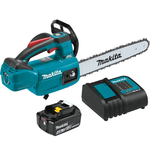 Makita XCU10SM1 18V Cordless 12 in. Chainsaw Kit - Ace Tool Group - Makita