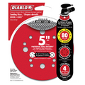 Diablo Tools 5" 80-Grit Hook & Lock Ros Sanding Discs (4-Pack) - Ace Tool Group - Diablo