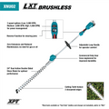 18V LXT Lithium-Ion Brushless Cordless 24" Pole Hedge Trimmer (Tool Only) - Ace Tool Group - Makita