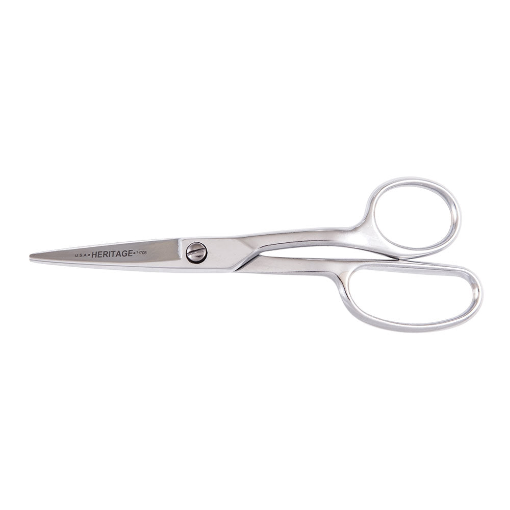 Klein GP717C Carpet Napping Shear, Curved, Blunt, 8'' - Ace Tool Group - Klein