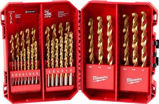 Milwaukee 48-89-0012 THUNDERBOLT Titanium Coated Drill Bit Set - 29 pc - Ace Tool Group - Milwaukee