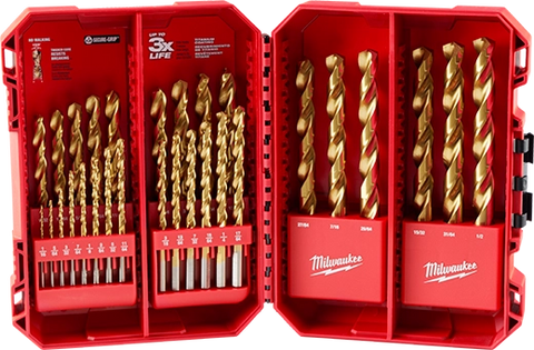 Milwaukee 48-89-0012 THUNDERBOLT Titanium Coated Drill Bit Set - 29 pc