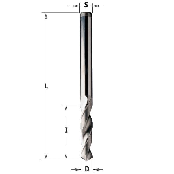 Cmt 363.030.12 Twist Drill 3X27X55 Lh - Ace Tool Group - CMT