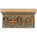 CMT 800.515.11 6-Piece Cove Cabinetmaking Set, 1/2-Inch Shank - Ace Tool Group - CMT
