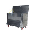Vestil Alum Tool Box Fold Dwn Caster/Fork 30x60 - Ace Tool Group - Vestil