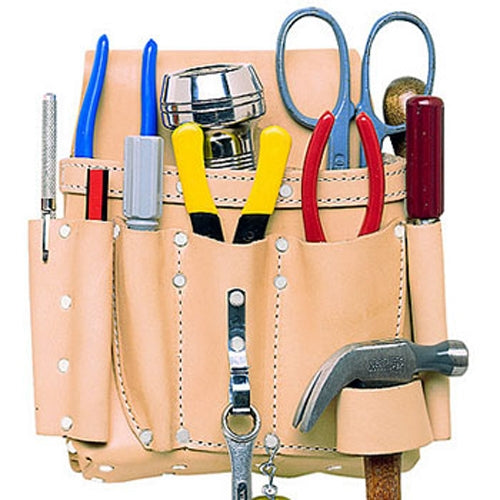 Clc 521 Tool Pouch 8 Pocket Top Grain Electrical Tool Pouch - Ace Tool Group - CLC