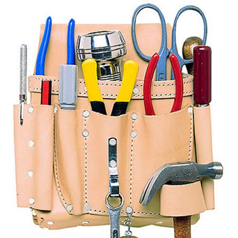 Clc 521 Tool Pouch 8 Pocket Top Grain Electrical Tool Pouch - Ace Tool Group - CLC