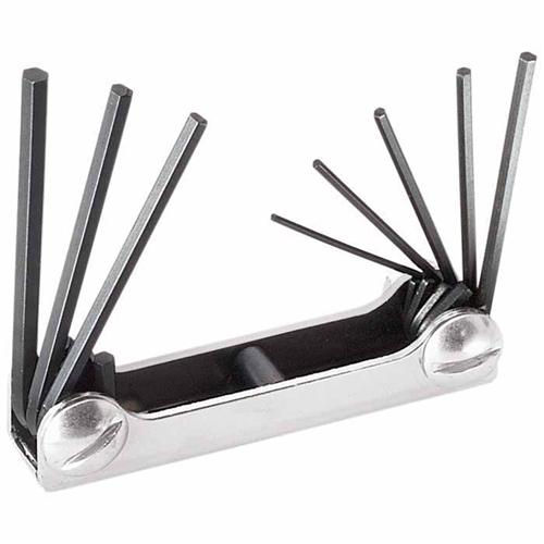 Klein Tools 70581 Eight-Key Inch Folding Hex Key Set - Ace Tool Group - Klein