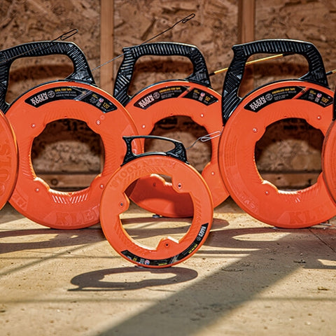 Klein 56331 Steel Fish Tape, 1/8 in. x 50 ft. - Ace Tool Group - Klein