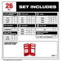 Milwaukee 48-32-4408 SHOCKWAVE Impact Duty Drive & Fasten Set - 26PC - Ace Tool Group - Milwaukee