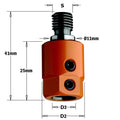 CMT 305.000.02 Boring Bit Adaptor, 10mm Bit Diameter - Ace Tool Group - CMT