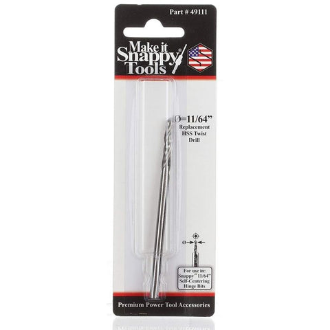Snappy 49111 11/64 Hinge Bit Replacement Drill - Ace Tool Group - Snappy
