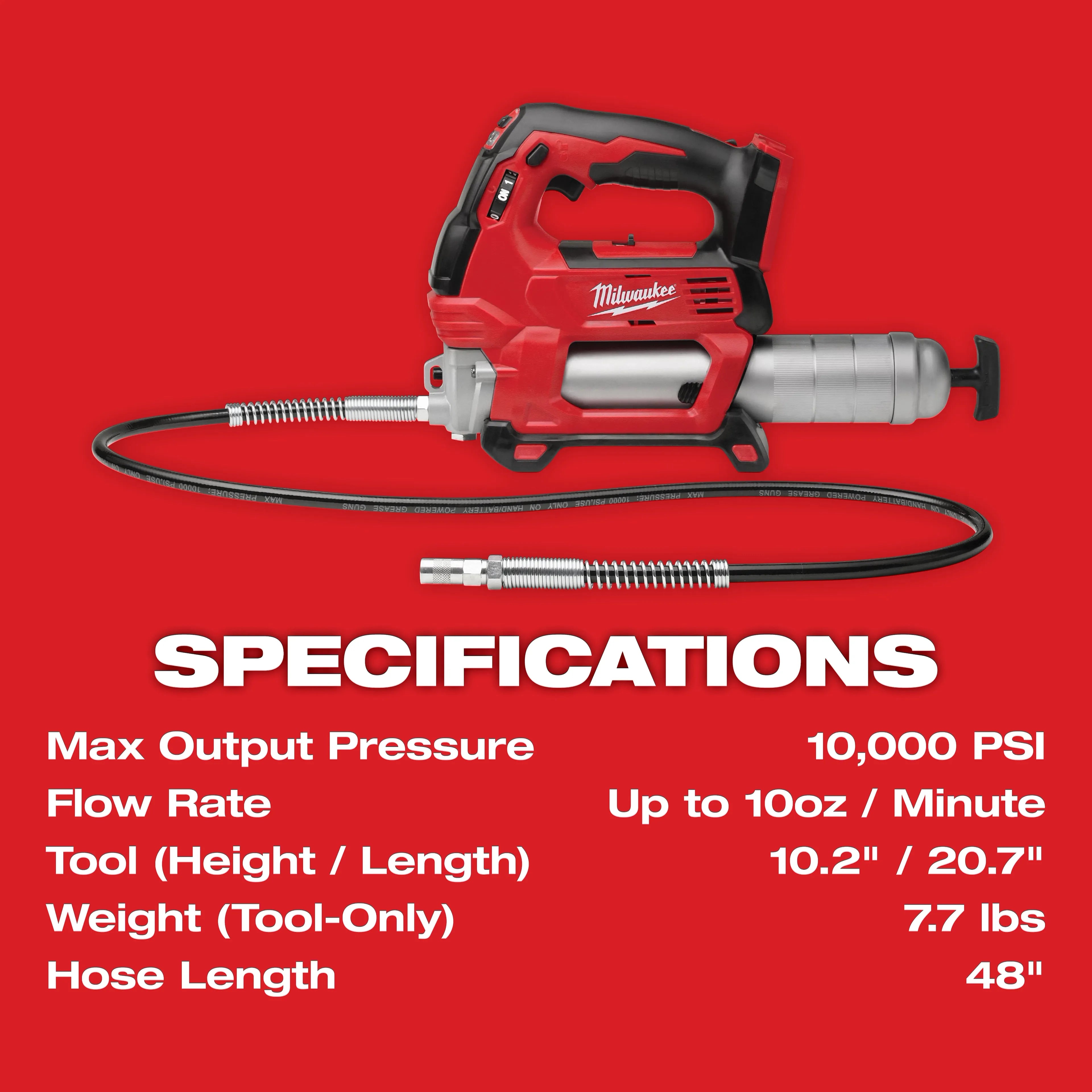 Milwaukee 2646-20 M18 2-SPEED GREASE GUN - BARE TOOL - Ace Tool Group - Milwaukee