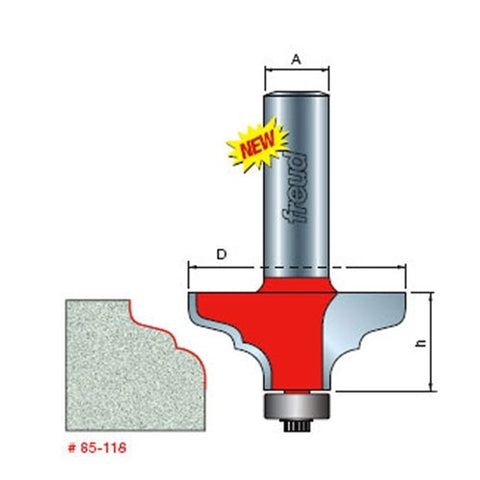 Freud Tools 85-118 1-11/16-Inch Dia. Solid Surface Edge Profile - Ace Tool Group - Freud