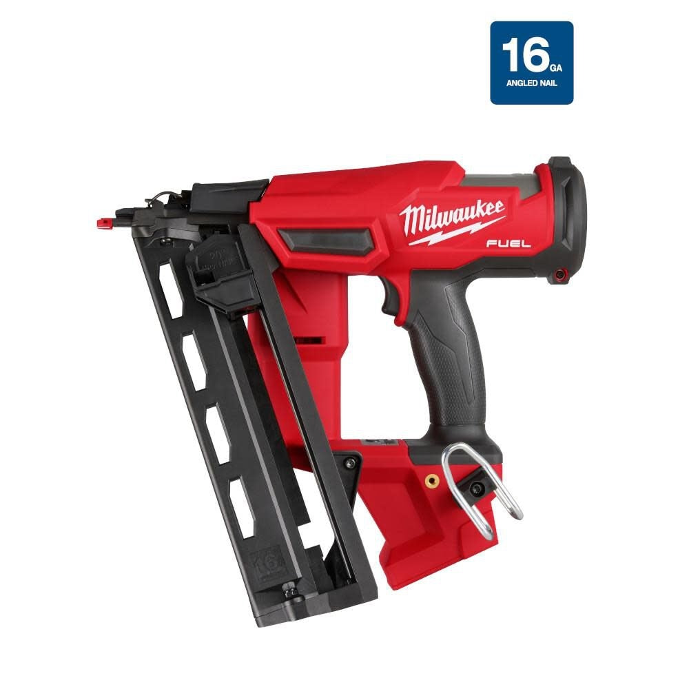 Milwaukee 2841-20 M18 FUEL 16 Angled Finish Nailer - Ace Tool Group - Milwaukee
