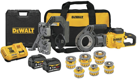 Dewalt Dce700X2K 60V Max Flexvolt Pipe Threader Kit With Die Heads - Ace Tool Group - DeWalt