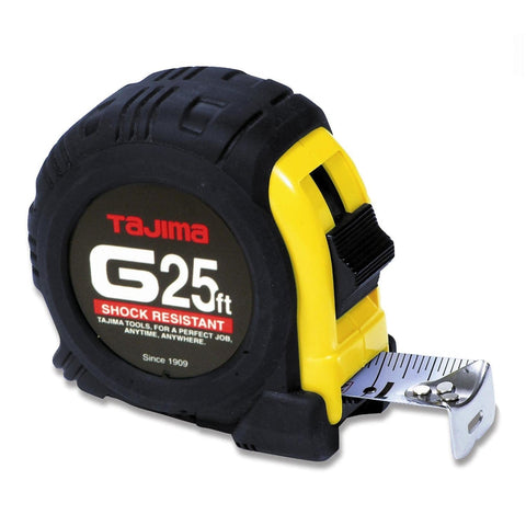 Tajima G-25BW G-Series 25 Shock Resistant Tape Measure - Ace Tool Group - Tajima