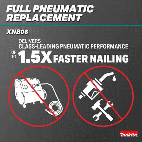 Makita XNB06Z 18V LXT 2-1/2 Angled Finish Nailer - Ace Tool Group - Makita