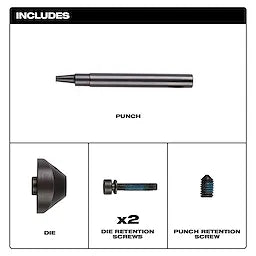 Milwaukee 48-44-0272 M12 FUEL 16 Ga Nibbler Punch & Die Set - Ace Tool Group - Milwaukee