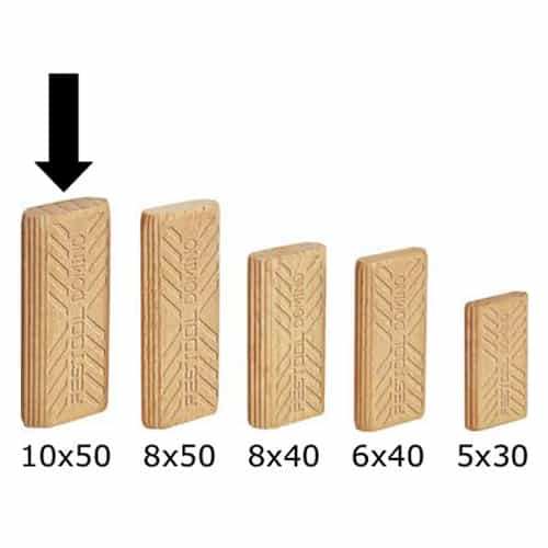 Festool 493300 Domino Beech 10X24x50mm - Ace Tool Group - Festool
