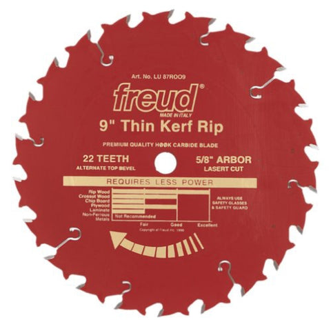 Freud Tools 9" Thin Kerf Rip Blade - Ace Tool Group - Freud