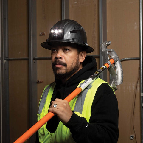 Klein 60346 Hard Hat, Class E w/Lamp - Ace Tool Group - Klein