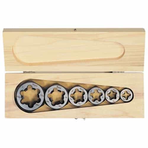 Irwin 1922ZR Hex Rethreading Die Set 6-Piece - Ace Tool Group - Irwin