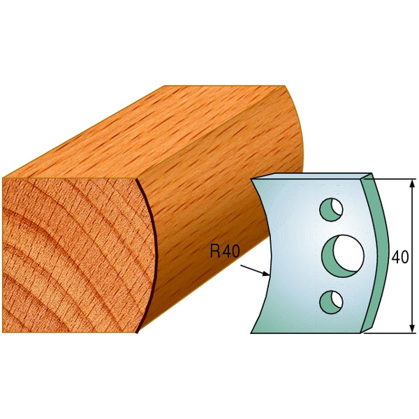 CMT 690.008 Pair of Profiled Knives for Shaper Cutters - Ace Tool Group - CMT
