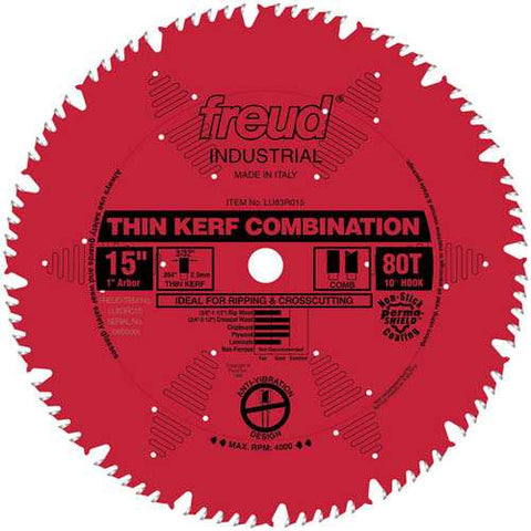 Freud Tools 15" Thin Kerf Combination Blade - Ace Tool Group - Freud