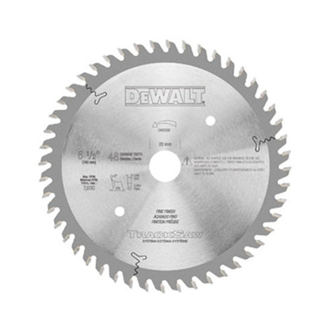 Dewalt Dw5258 Tracksaw Blade 48T Precision Atb (6.5" X 20Mm Arbor) - Ace Tool Group - DeWalt