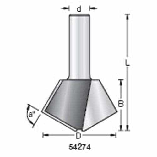Amana Tool 54274 Multi Side Bit 1-7/8 Diameter - Ace Tool Group - Amana Tool
