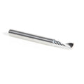 Amana Tool 51374 Solid Carbide Cnc Spiral O Single Flute, Aluminum Cutting 3/16 Dia X 1/2 X 3/16 Shank X 2 Inch Long Up-Cut Router Bit - Ace Tool Group - Amana Tool
