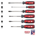 Milwaukee MT200-6 6PC Cushion Grip Screwdriver Kit - Ace Tool Group - Milwaukee