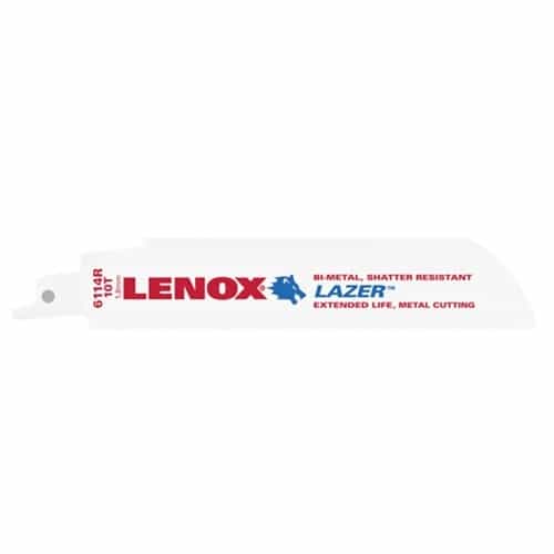 Lenox Lazer Metal Cutting Reciprocating Saw Blade Bi-Metal 6-Inch 14 Tpi 50/Pk - Ace Tool Group - Lenox