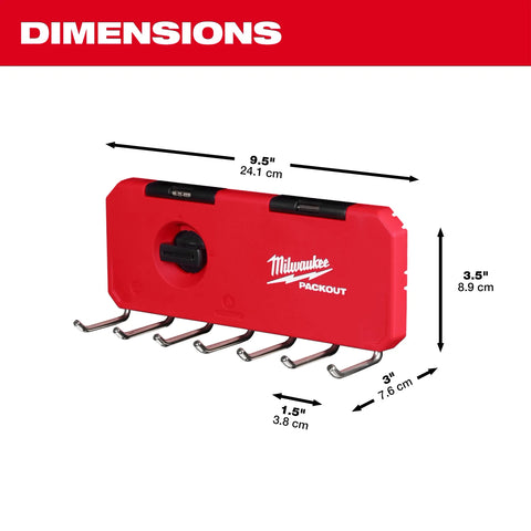 Milwaukee 48-22-8329 PACKOUT 7-Hook Rack - Ace Tool Group - Milwaukee