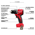 Milwaukee 3601-20 M18 Brushless 1/2" Drill Driver - Ace Tool Group - Milwaukee